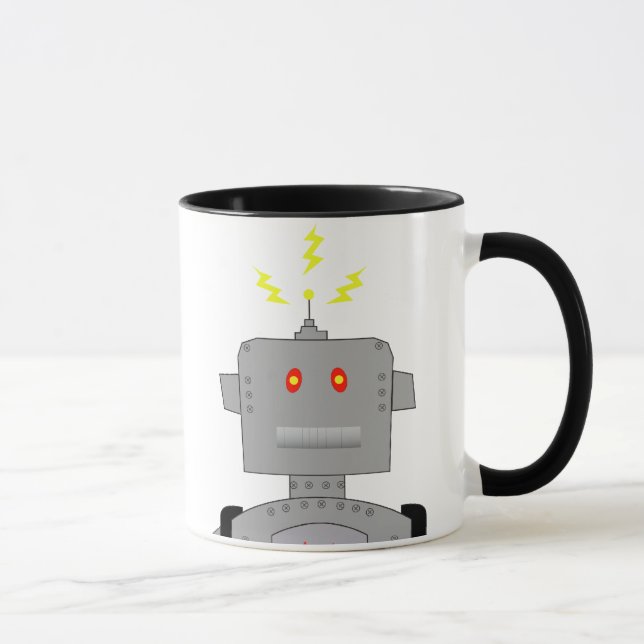 Caneca robô confuso (Direita)