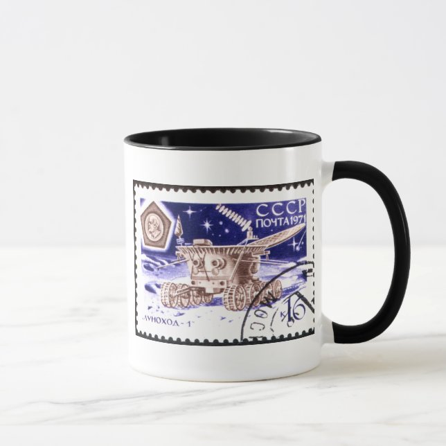 Caneca Robô de espaço do russo Lunokhod-1 (Direita)