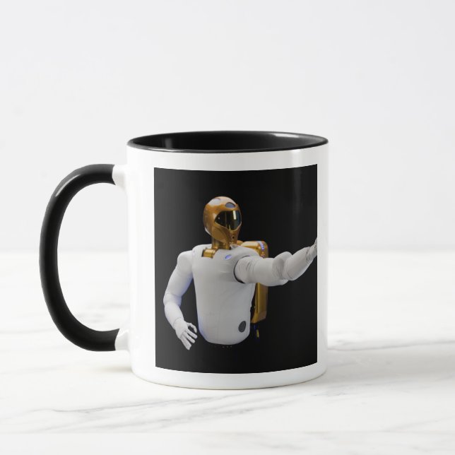 Caneca Robonaut 2, um astronauta humanoide destreza 2 (Esquerda)