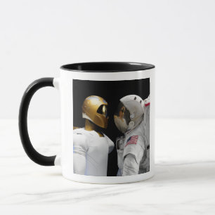 Caneca Robonaut 2, um astronauta humanoide destreza 3