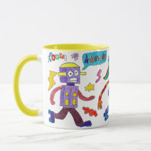 Caneca "Robôs de patinação" Mug