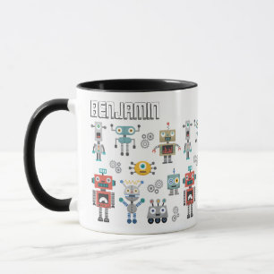 Caneca Robôs do brinquedo