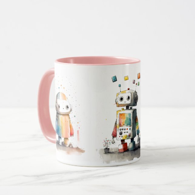 Caneca Robot Mug (Frente Esquerda)