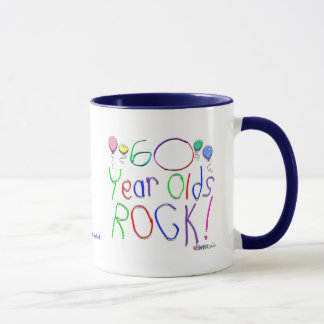 Caneca Rocha das pessoas de 60 anos!