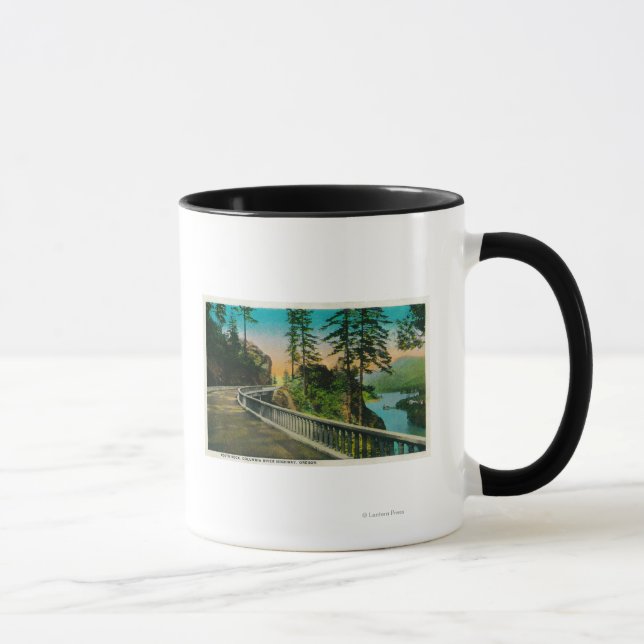 Caneca Rocha dentária no rio Columbia, OR (Direita)