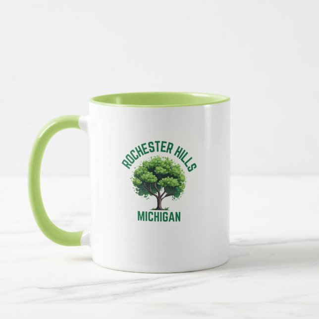 Caneca Rochester Colinas Michigan Coffee Mug (Esquerda)