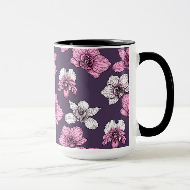 Caneca Rochosas cor-de-rosa (Direita)