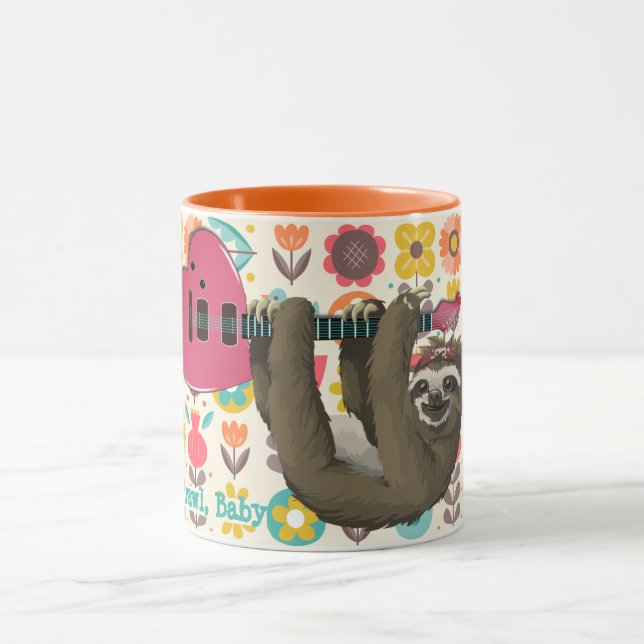 Caneca Rock E Crawl, Bebê Mug (Centro)