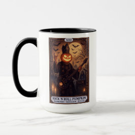 Caneca Rock ’N Roll Pumpkin Mug - Cartão De Tarô Gótico