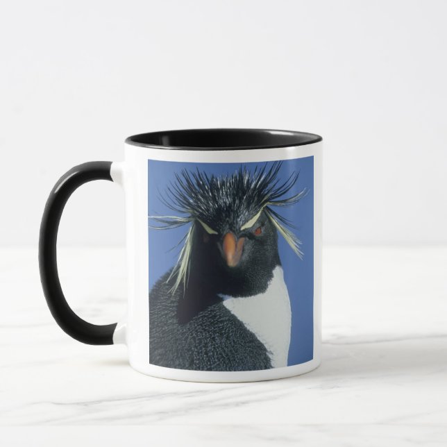 Caneca Rockhopper Penguin (Eudyptes chrysocome) (Esquerda)