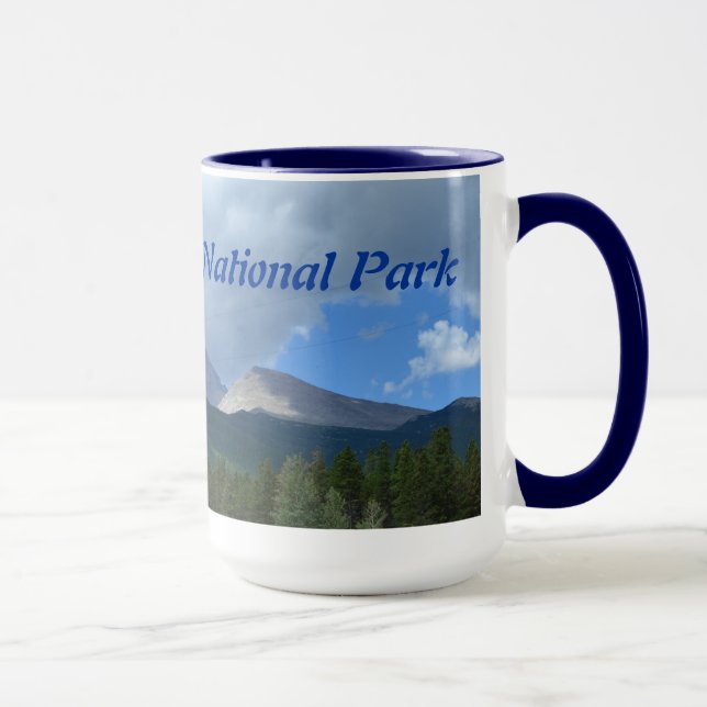 Caneca Rocky Mountain National Park Cerâmica Mug (Direita)