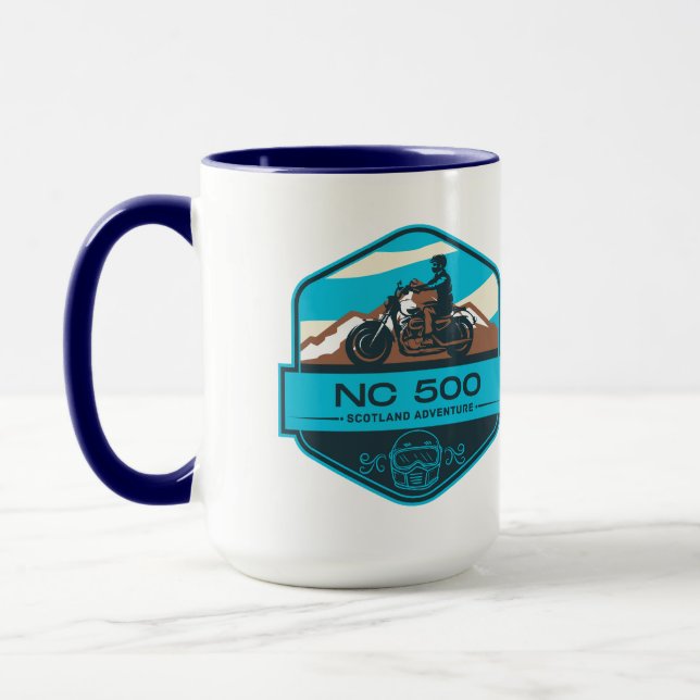 Caneca Rodovia de 500 motocicletas na Costa do Norte da E (Esquerda)
