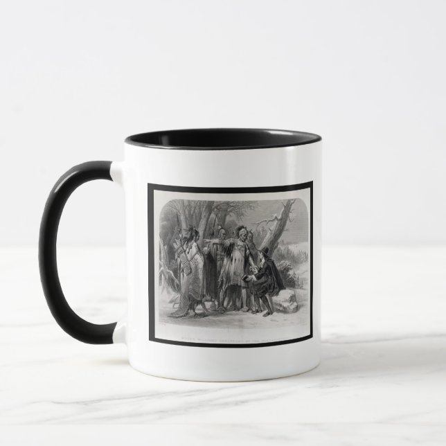 Caneca Roger Williams protegido pelo Narragansetts (Esquerda)