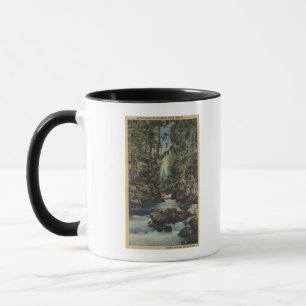 Caneca Rogue River, Oregon - Vista de Gorge Superior do R