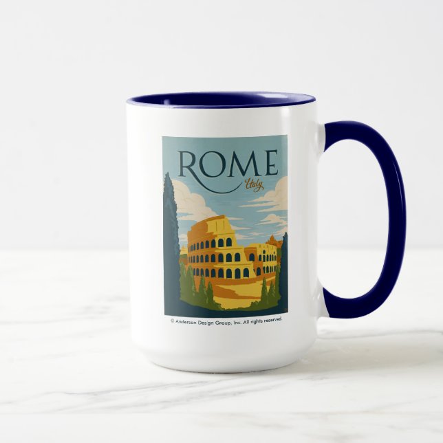 Caneca Roma, Itália Colosseum (Direita)
