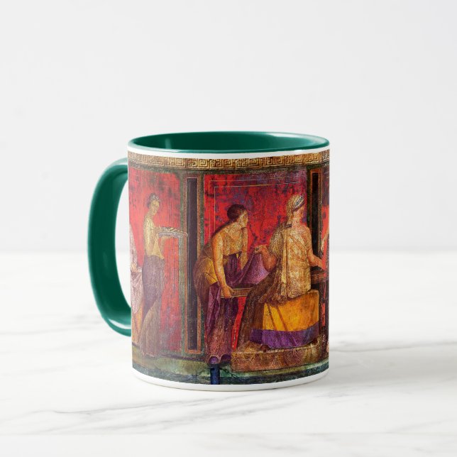 caneca romana do fresco (Frente Esquerda)