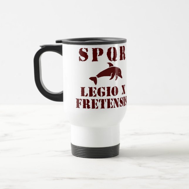 Caneca romana do golfinho da legião do Fretensis (Esquerda)