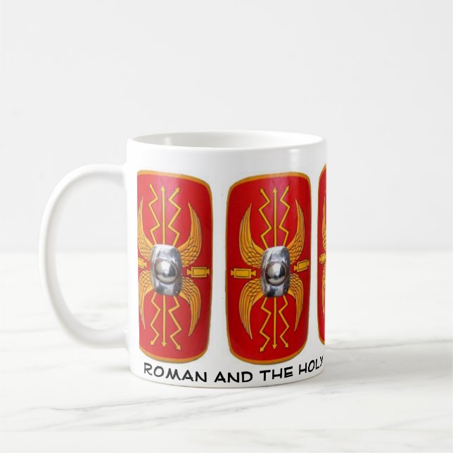 Caneca romana & santamente do império romano (Esquerda)