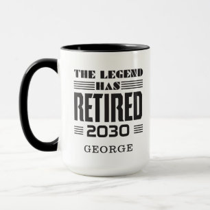 Caneca Romance Personalizado de Aposentadoria de Bombeiro