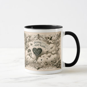 Caneca Romance Vitoriano: Uma História de Amor Eterno