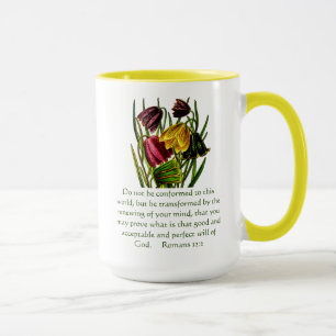 Caneca Romano 12:2   Ser Combo Mug Não Conformado, 15 oz