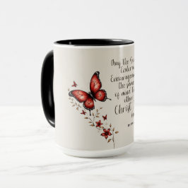 Caneca Romanos 15:5 Imagem do Versículo da Bíblia