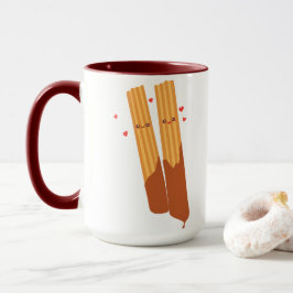 Caneca Romântica Sugary Churros Espanhóis