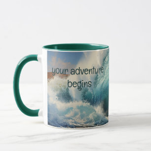 Caneca Rompendo Surf Que Sua Aventura Começa