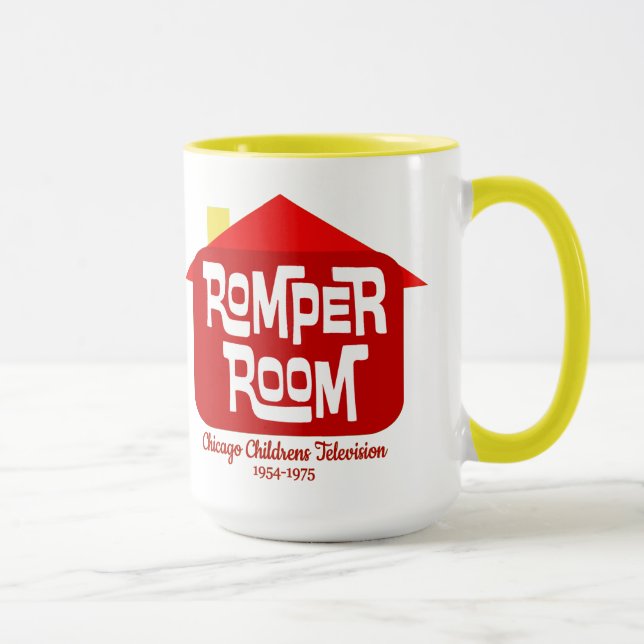 Caneca Romper Room - Chicago, TV infantil do Illinois (Direita)