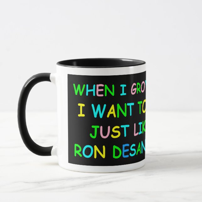Caneca Ron Desantis Quando Eu Crescer! (Esquerda)