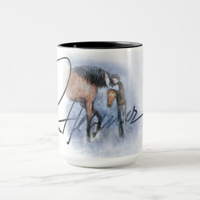 Caneca Ron Hevener "Fate of the Stallion" Signature (Centro)