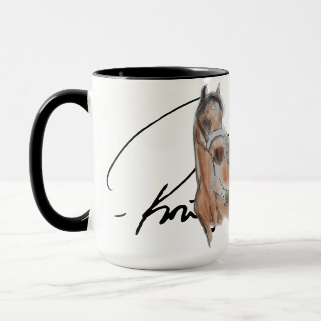 Caneca Ron Hevener "Fate of the Stallion" Signature (Esquerda)