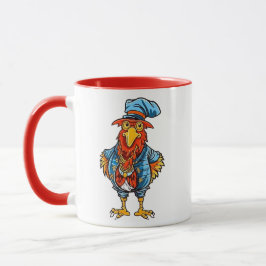 Caneca Rooster de Cartoon Encantado