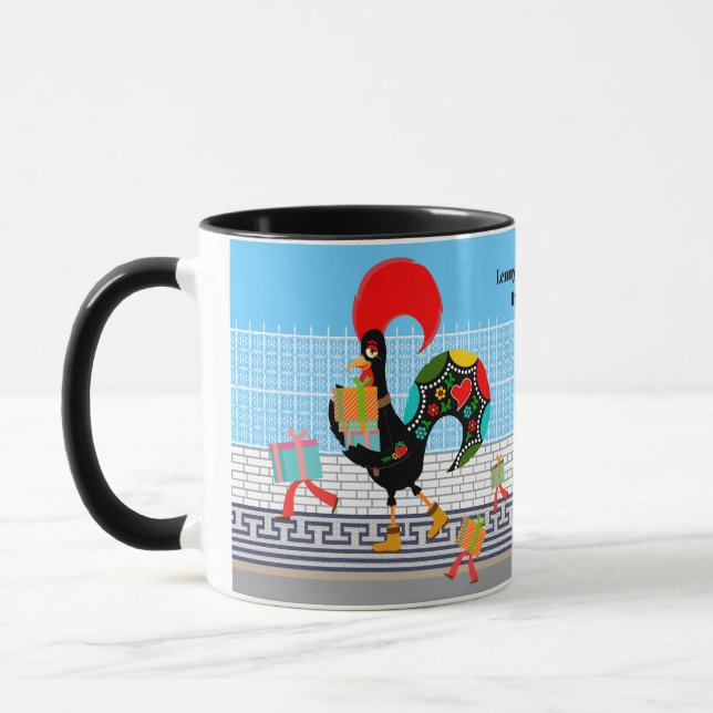 Caneca Rooster Português com Dons Partido primeiro aniver (Esquerda)