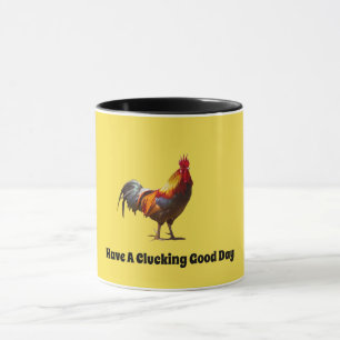 Caneca Rooster se diverte, tenha coagido