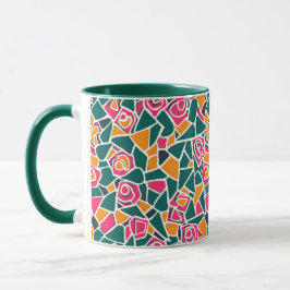 Caneca Rosa Amor Contorno Ousado