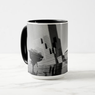 Caneca Rosa branca da memória