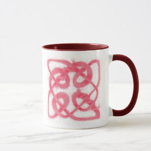 Caneca ROSA CELTIC KNOT Maroon Combo Mug