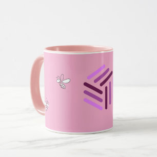 Caneca Rosa de apicultor