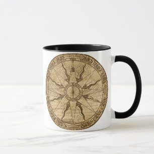 Caneca Rosa de Compass Antigo