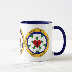 Caneca Rosa De Lutera Branco E Verde