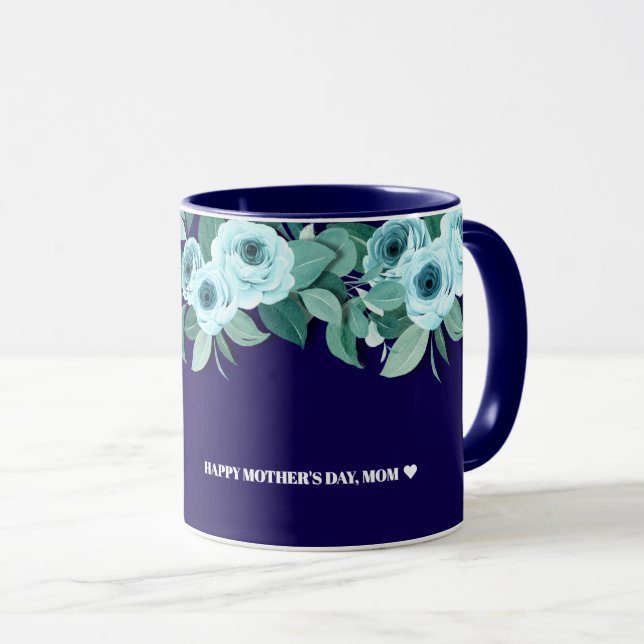 Caneca Rosa do Dia das Mães (Frente Esquerda)