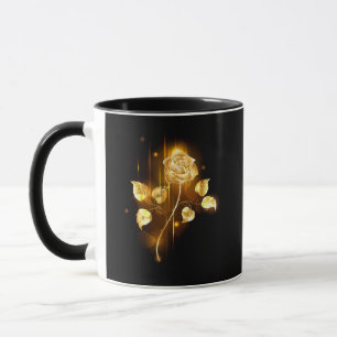 Caneca Rosa do ouro ( rosa dourado )