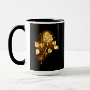 Caneca Rosa do ouro ( rosa dourado )