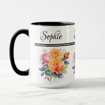 Rosa Floral Mug
