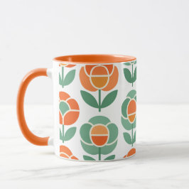 Caneca Rosa Geométrica Amor
