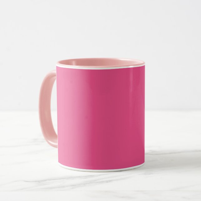 Caneca Rosa Intenso (Frente Esquerda)