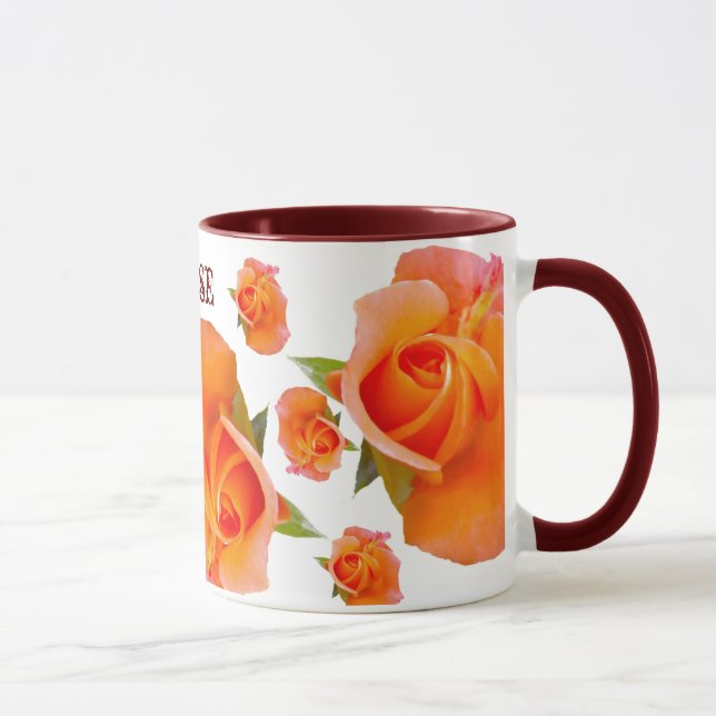 Caneca Rosa Laranja (Direita)