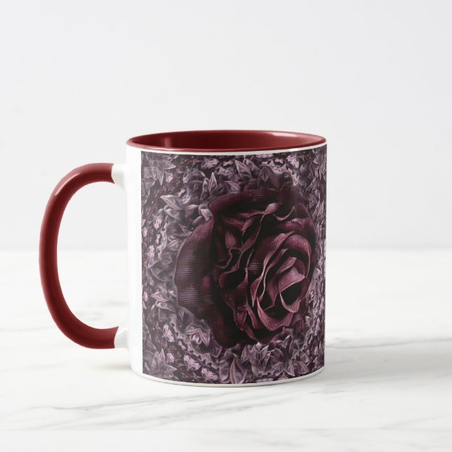 Caneca Rosa Mandala (Esquerda)
