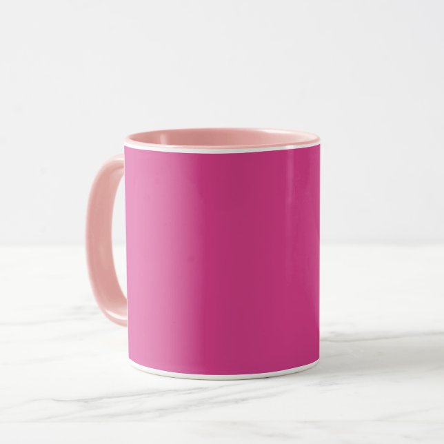 Caneca Rosa Quente (Frente Esquerda)